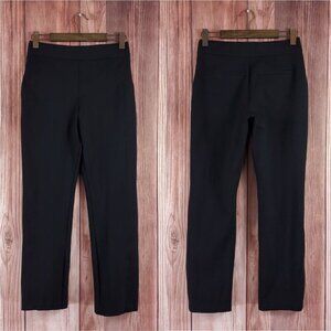 Spanx Womens Size Medium The Perfect Pant Slim Straight Stretch Black 20254R
